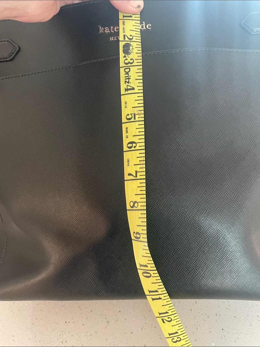 kate spade Black Staci Saffiano Leather large Tote - Picture 13 of 13